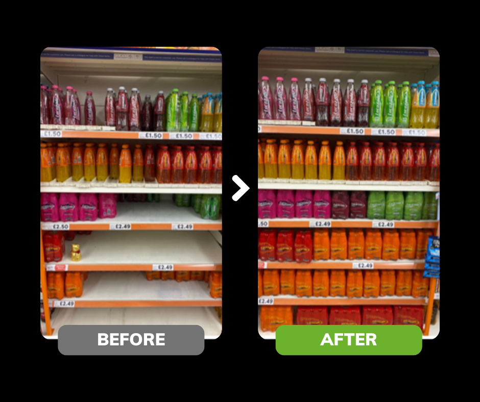 Suntory - Before and After Flex Activation.