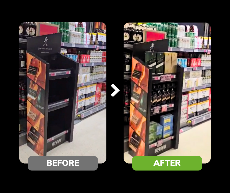 Diageo - Before and After Flex Activation.
