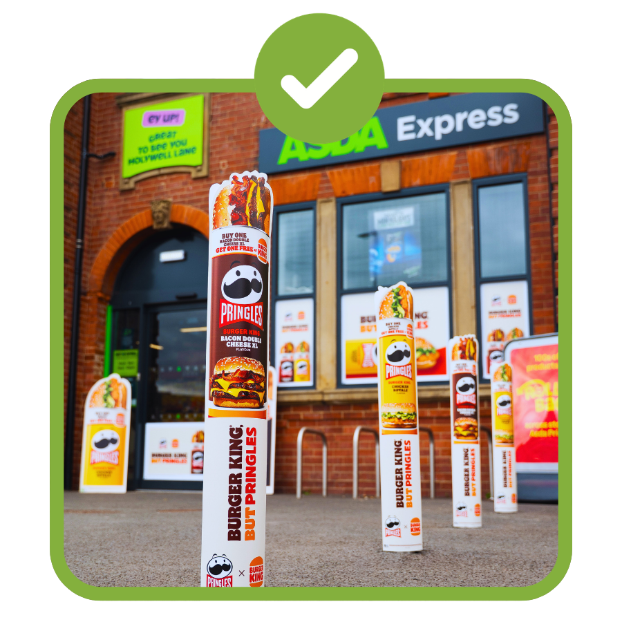 CPM UK - Asda Express BK X Pringles takeover CPM UK - Asda Express BK X Pringles takeover