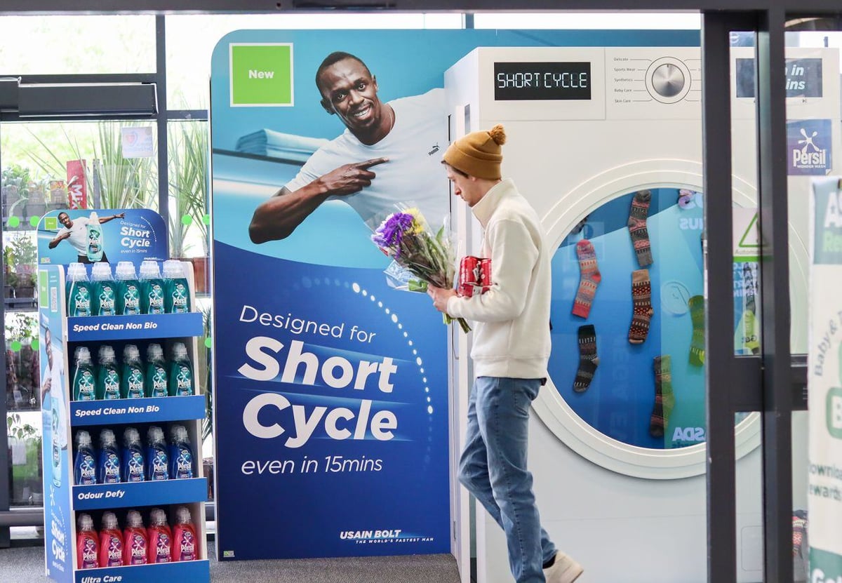 Persil wonderwash experiential activation in Asda