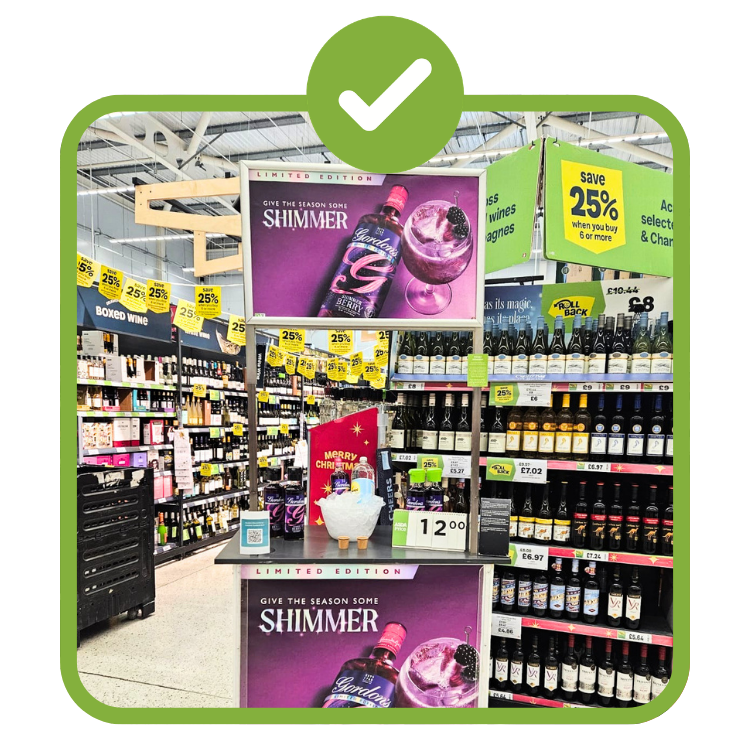 CPM UK - Sampling stand in Asda stores by end of aisle CPM UK - Sampling stand in Asda stores by end of aisle